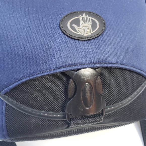 Fellowes Body Glove Camera Bag Padded with Shoulder Strap Pockets Blue Black - Picture 2 of 14